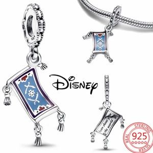 NWOT DISNEY, ALADDIN MAGIC CARPET DANGLE CHARM Sterling Silver 925